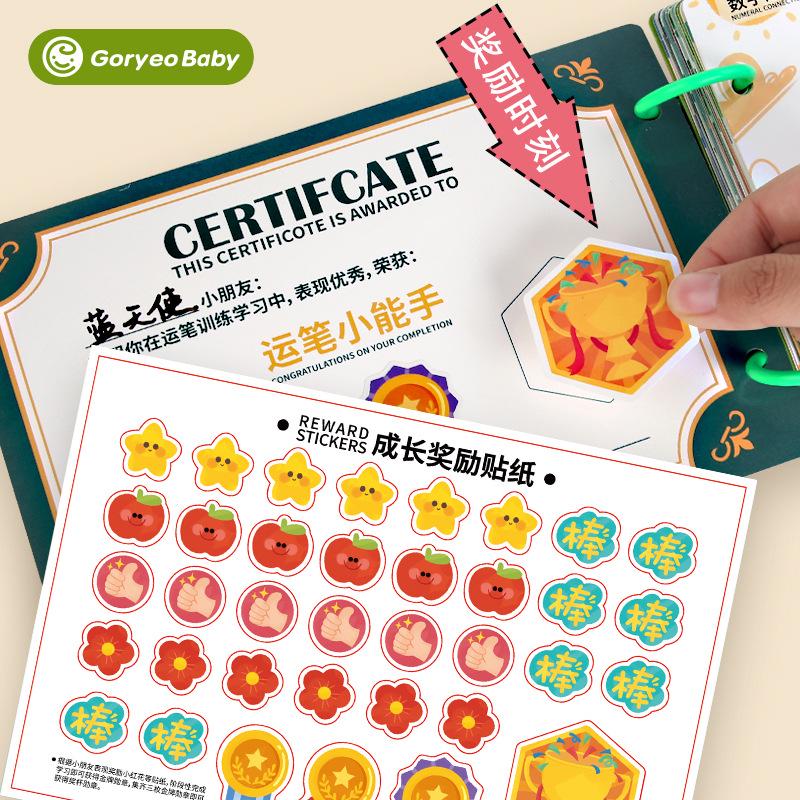 Advanced Erasable Pen Control Practice Cards for Preschool Cognitive Development and Early Childhood Education