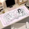 Mouse Pad Gaming Mousepad Anime Girl Gamer Keyboard Pads Office Laptop Kawaii Extended Desk Mats NonSlip Rubber Home Table Mat