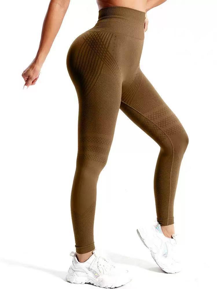 Seamless Butt-Lifting High-Waisted Fitness Leggings