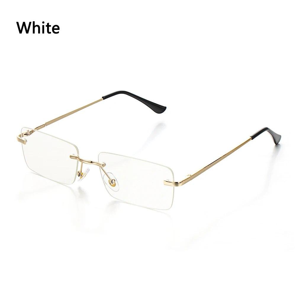 1PC Vintage Rectangle Sunglasses Luxury Gradient Eyewear Unisex Fashion Designer Sun Glasses UV400 Protection Eyeglasses