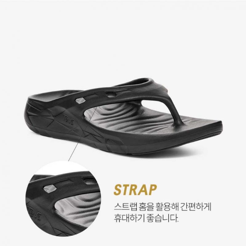 Teva Men S cuShioned Non Slip Flip Flop Stvm2516110 Blk