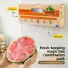 Lebensmittelechte Frischhaltefolien-Abdeckungsset Einweg-Frischhaltefolie Neue Lebensmittelabdeckung Lebensmittelaufbewahrung
