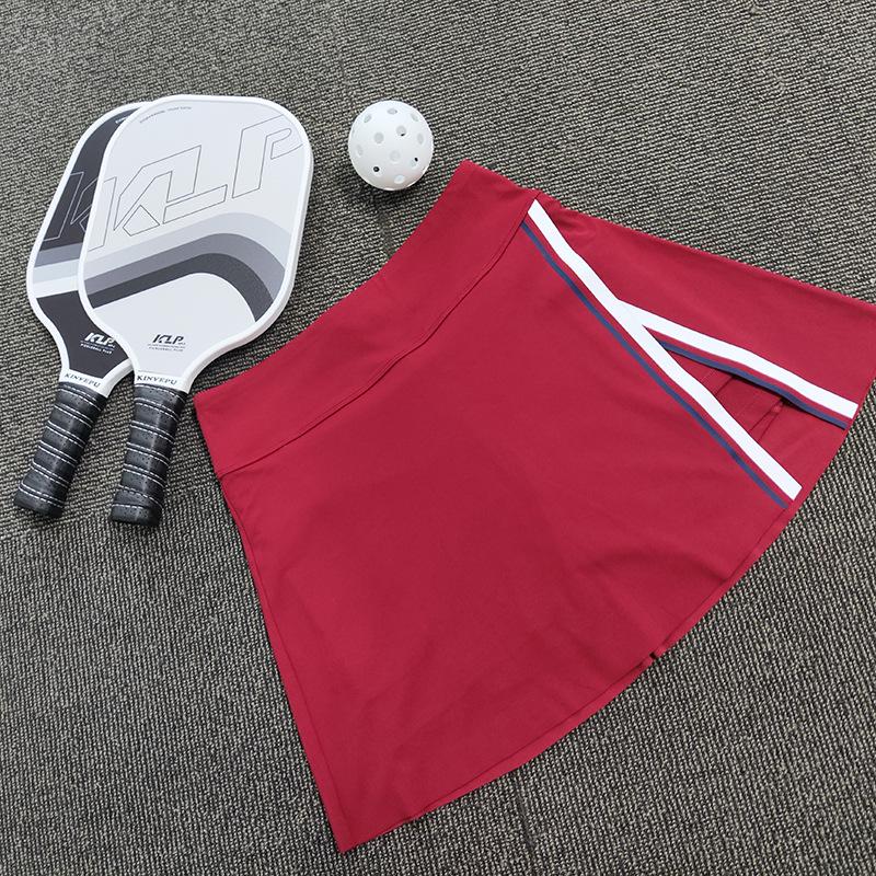 Women's Quick-Dry High-Waisted Tennis Skirt - Slim Fit, Anti-Exposure, Fake Two-Piece Design, Ideal for Summer Running & Fitness