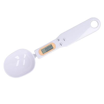 Digitální váha s lžičkou a LCD displejem, 500 g / 0,1 g, dávkování kávových zrn, mléka, mouky a koření