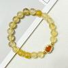 Chalcedony Beaded Bracelets for Women 8mm Round Beads Natural Stone Bracelet Handmade Stretch Bangle DIY Jewelry Gifts