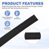 Uxcell Insulated Cable Protector 3 Mm0.12"-20 M66 Ft High Temperature Resistant Fiberglass Sleeve, Black