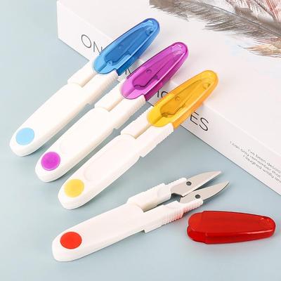 1 Stück U-Form Nähschere Fadenschneider für Garnfäden Stoff Handwerk Nadelarbeitsschere DIY Nähzubehör