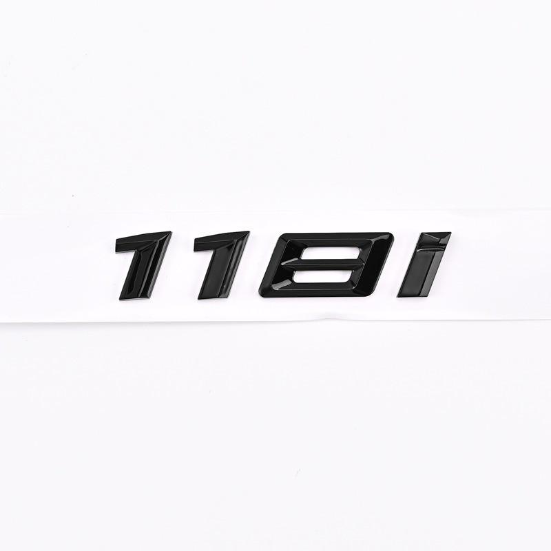 Compatible Rear Emblem for 2020-2023 BMW 1 Series 118i/116i/120i/125i with Modified Displacement Number