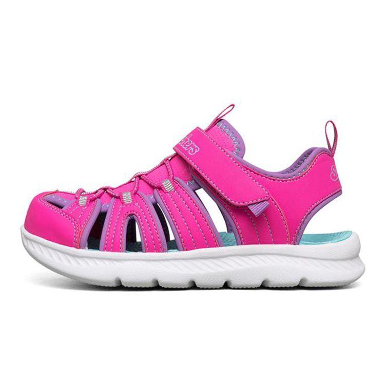 Skechers C-Flex Sandal 2.0 Velcro Sports Sandals Kids Sandals Pink 302100L-HTPK 27.5