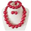 Vintage Style Necklace Bracelet Earring Ring Sets Light Luxury French Pearl Necklace  Women