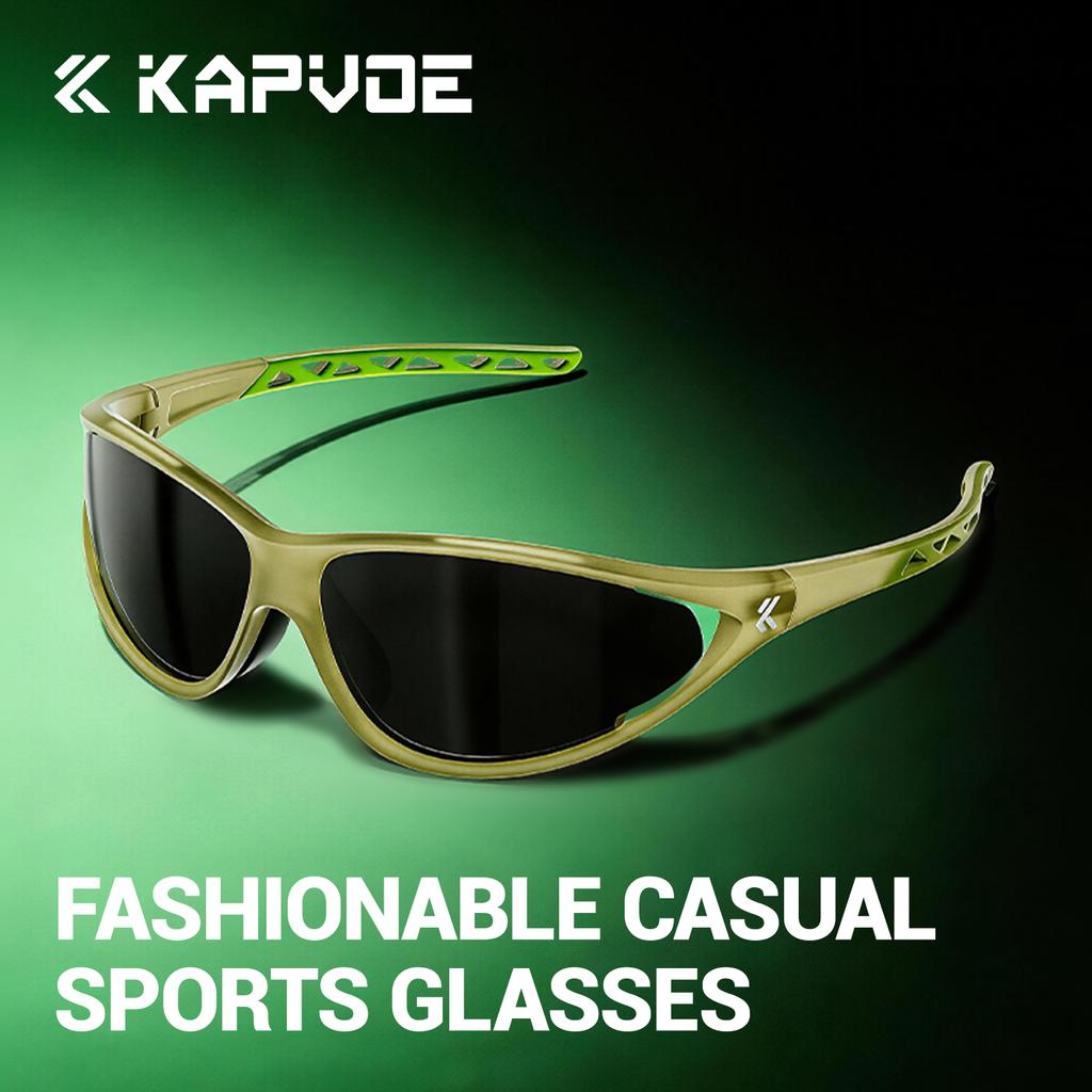 Kapvoe Fashion Sunglasses for Men Cycling Red Photochromic Cycling Glasses Mountain Bicycle Goggles Hiking Eyewear Sports MTB