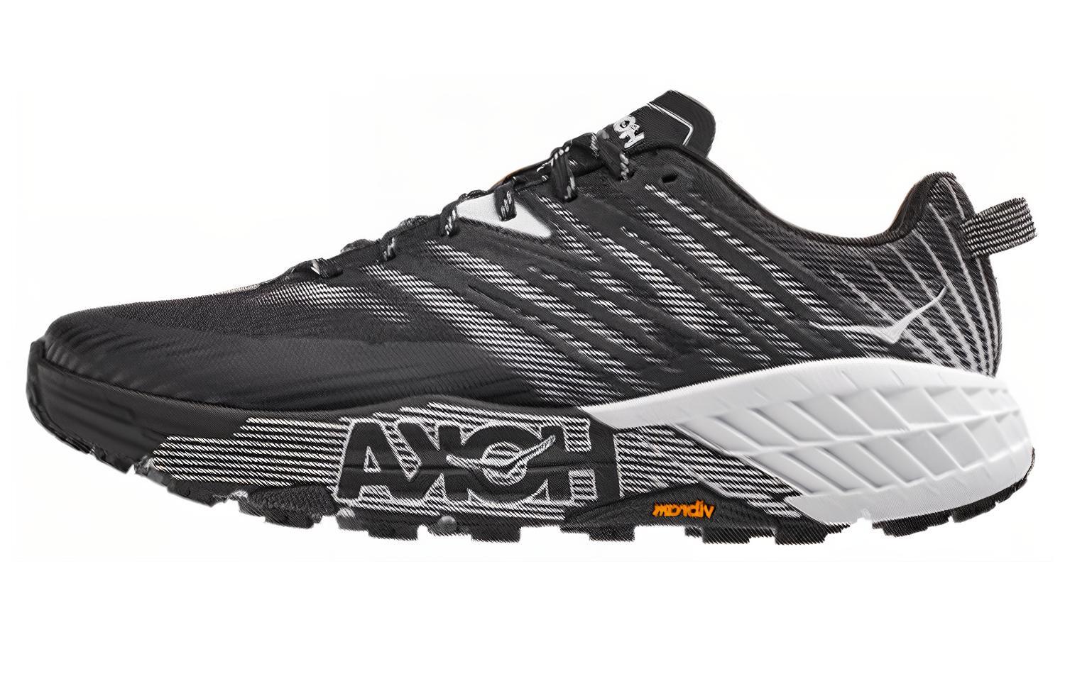 HOKA ONE ONE Speedgoat 4  Черный Белый  1106525-BWHT 42.5