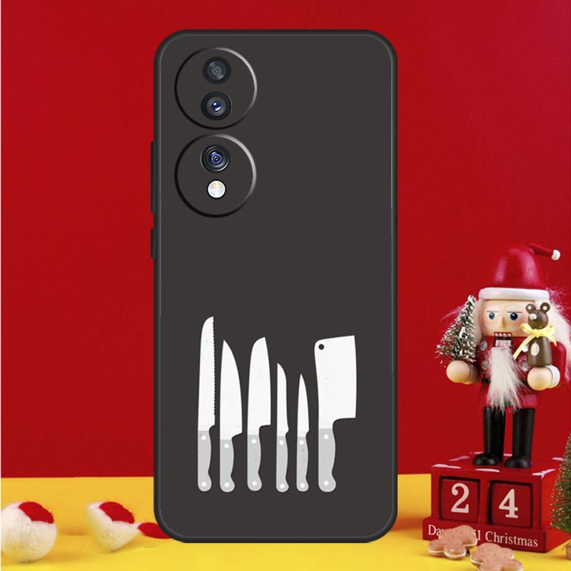 Love Baking Chef Knife Case For Honor Magic 7 6 8 Pro Honor Win X9a X9b X9c X9d X8c X8b 50 70 90 200 400 Lite Cover
