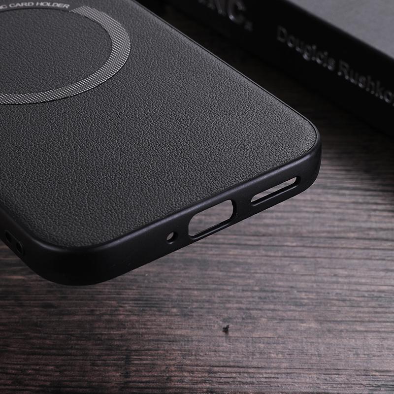 Solid Color Leather Magnetic Case for Google Pixel 9 Pro/6/7/8 - Full Coverage Protective Cover