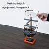 Elegant Wooden Bike Gear Stand Ideal For Keeping Helmets And Cycling Accessory Organized