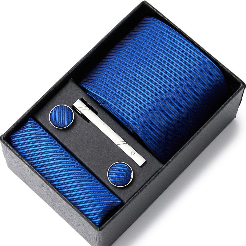 Men's Six-Piece Tie Set for Business and Weddings