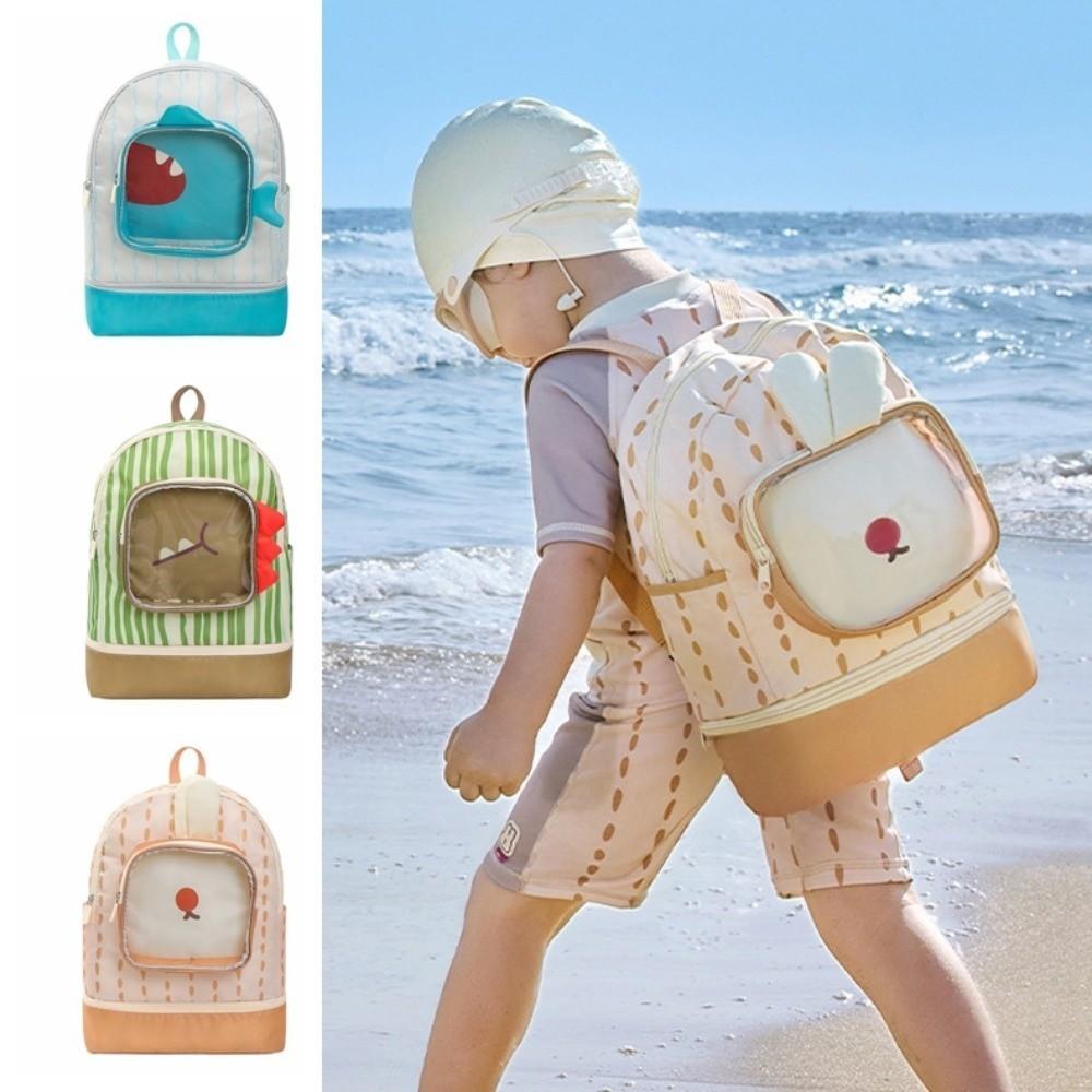 Shoe Compartment Children's Swimming Bag Dry Wet Separation Portable Beach Backpack  Boys Girls