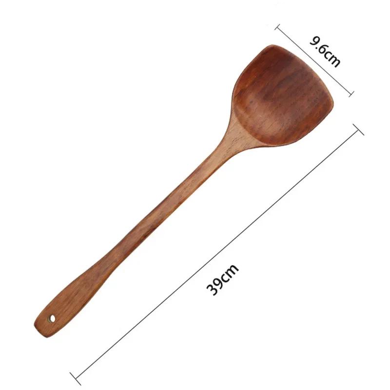 

1pcs Home Spatula Wooden Spatulas Special Non-stick Stove Household Long Handle Cooking Spatula WoodenSpatula