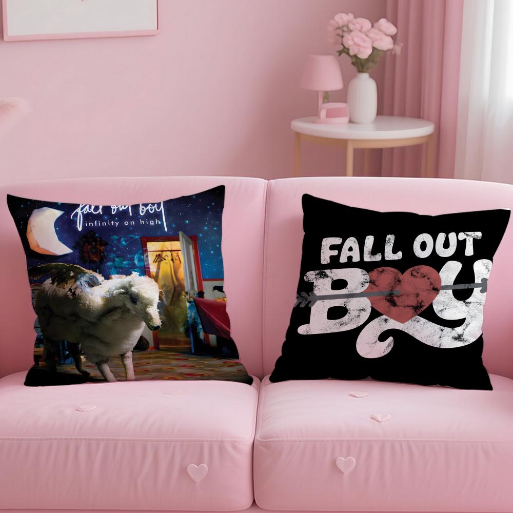 f-Fall Out Boy Cushion Cover Comfortable Reversible Pillow Cover Ideal for Car Sofa Bedroom & Beyond