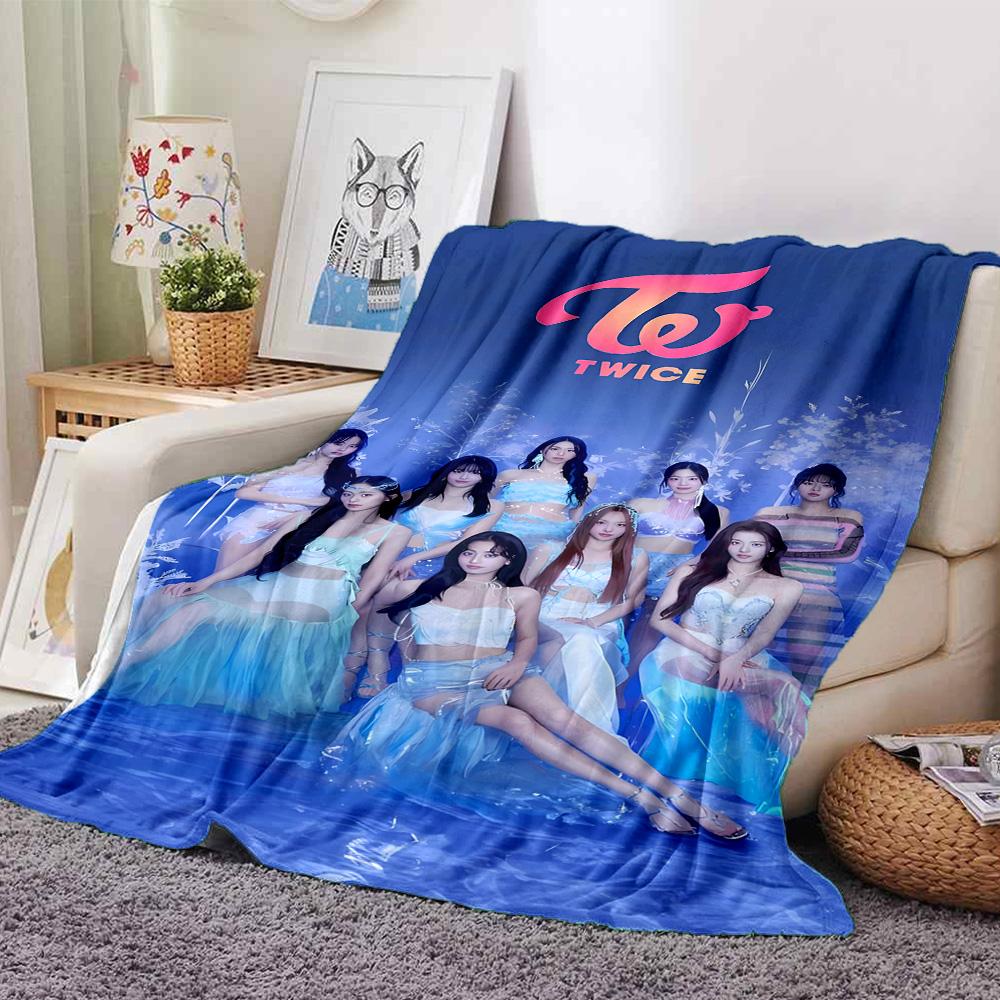 Twice Blanket Ultra-Soft Great for Office Couch Bed Four Seasons Multipurpose Warmthful Decor Ideal Gift For Birthday Valentine'S Day