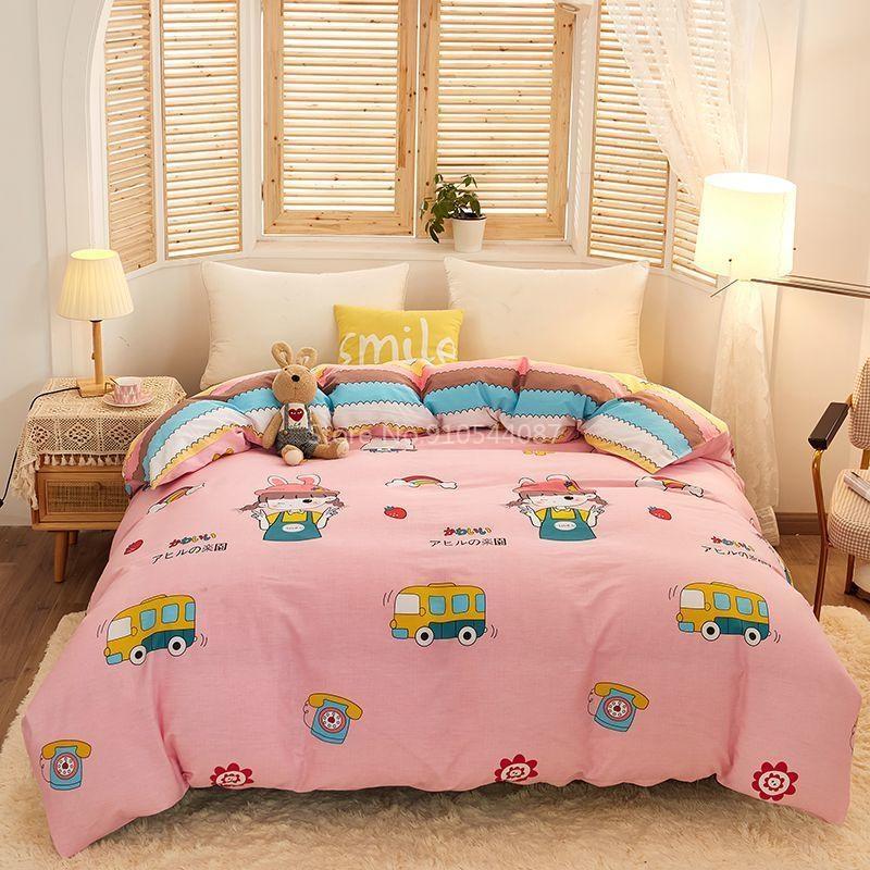 Sunflower Flowers Cotton Duvet Cover Printed Quilt Cover with Zipper Single Double Queen King Comforter Blanket Case Textile 1pc