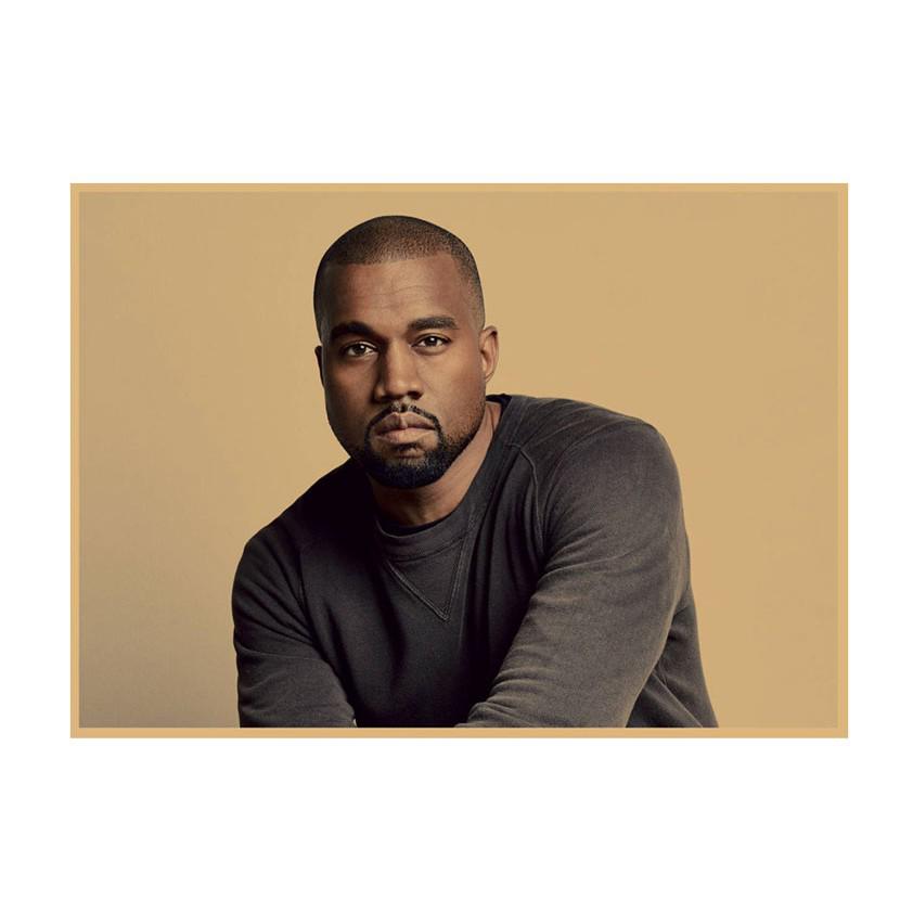 Kanye West Hip Hop Rapper Poster - Decorative Wall Art for Bar or Cafe (661)