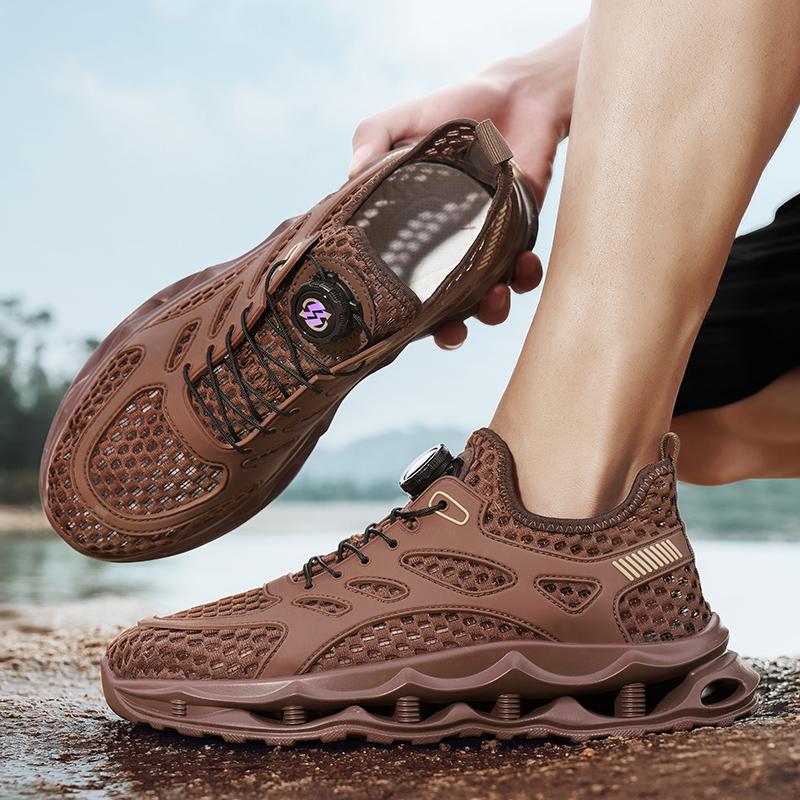 CYYTL Summer Shoes For Men Mesh Sneakers Casual Breathable Sports Outdoor Tennis Running Designer Hiking Platform Loafers Luxury