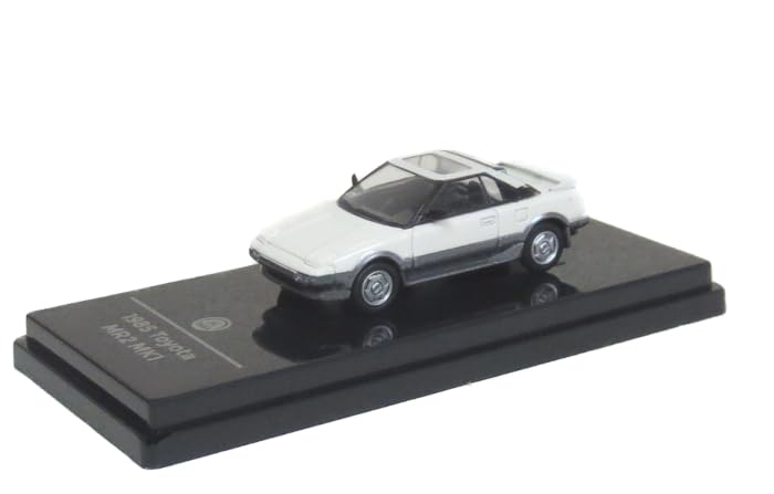 

PARAGON PARA64 Toyota MR2 Mk1 AW11 1985 LHD Готовый продукт 1/64 Белый/Серебристый