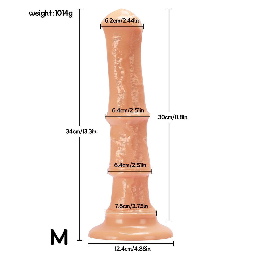 C103 Bamboo Horse, Stallion, Extra-large Horse Whip, Horse Penis, Animal, Fantasy-shaped Anal Plug, Dildo, Rear Play Adult Toy, Couple Flirting