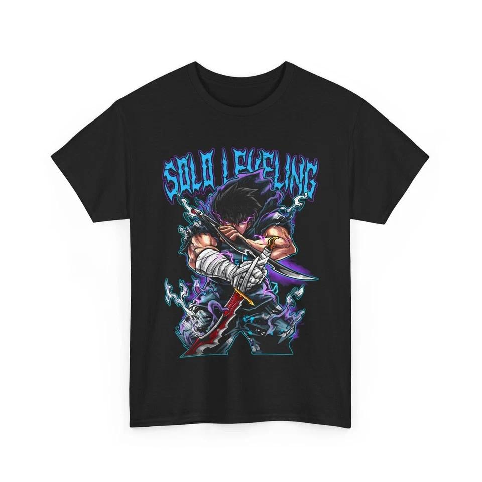 Solo Leveling TShirt Sung Jinwoo Liu Zhigang Anime Jonas Reiji Tee Shirt S