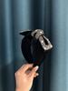 Temperament High-End Rhinestone Knotted Headband Bow Wide-Brimmed Women's Fashionable Hair Accessories