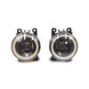 1 Pair 2 Functions Auto LED DRL Daytime Running Light For Mitsubishi ASX 2011-2018 Car Angel Eyes Fog Lamp Foglight