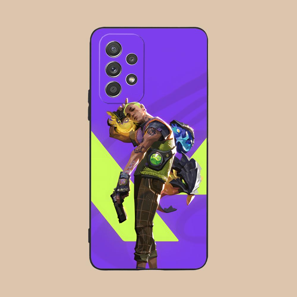 

Valo Gekko Phone Case for Samsung Galaxy M55 54 42 35 34 33 32 23 22 15 14 13 12 F55 5G Soft TPU Shockproof Cover Galaxy F04