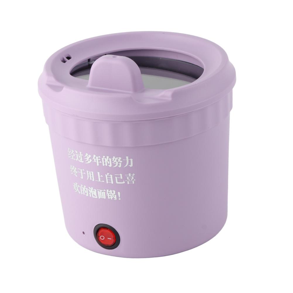 Electric Noodle Pot Multifunctional 1L Mini Electric Hot Pot Ramen Cooker for Office
