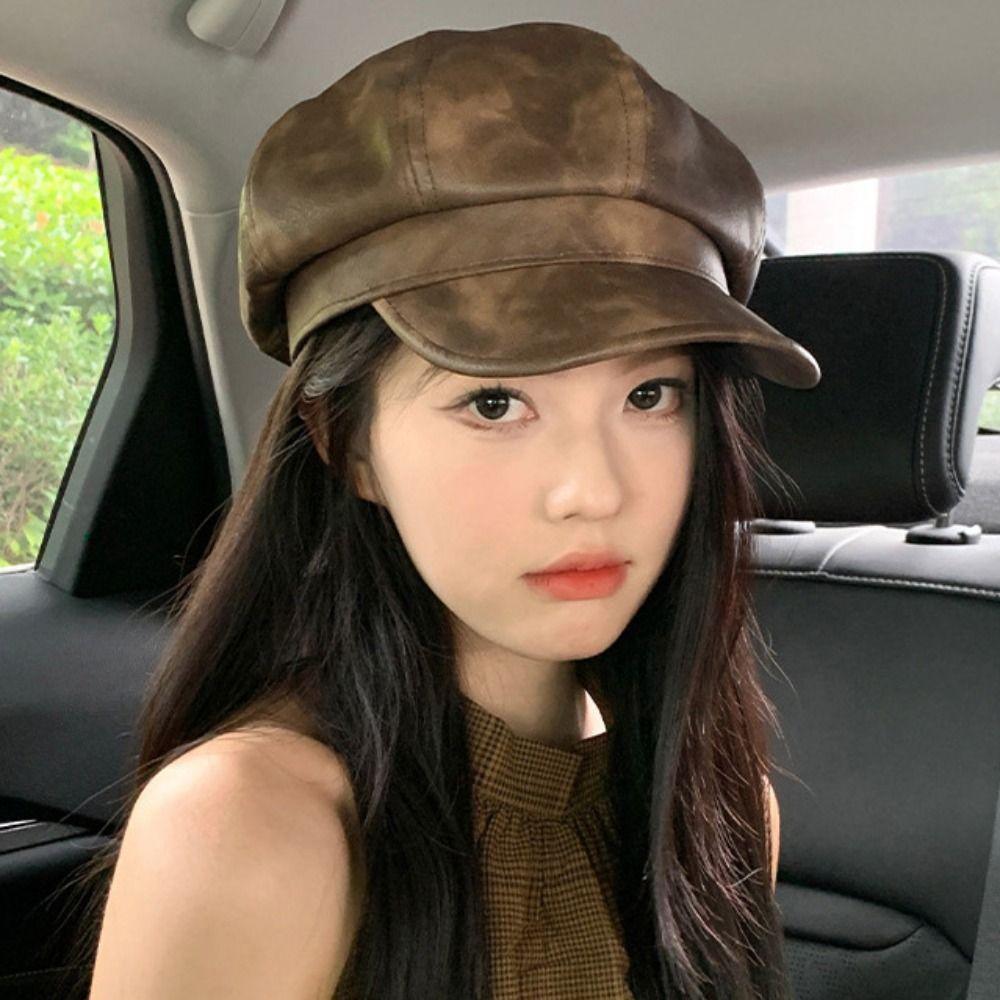 Autumn Winter Women's Beret Casual Painter Hat Elegant Artist Cap  Streetwear