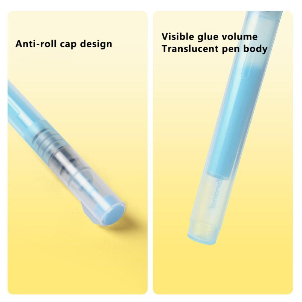 3Pcs Soft Tip Glue Pen No Leak Design Liquid Glue Pen Portable Adhesive Pen School Supplies