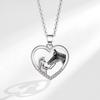 Eternal Heart Delicate Clavicle Necklace For Women Versatile Birthday Gift Elegant Pendant Jewelry Accessory