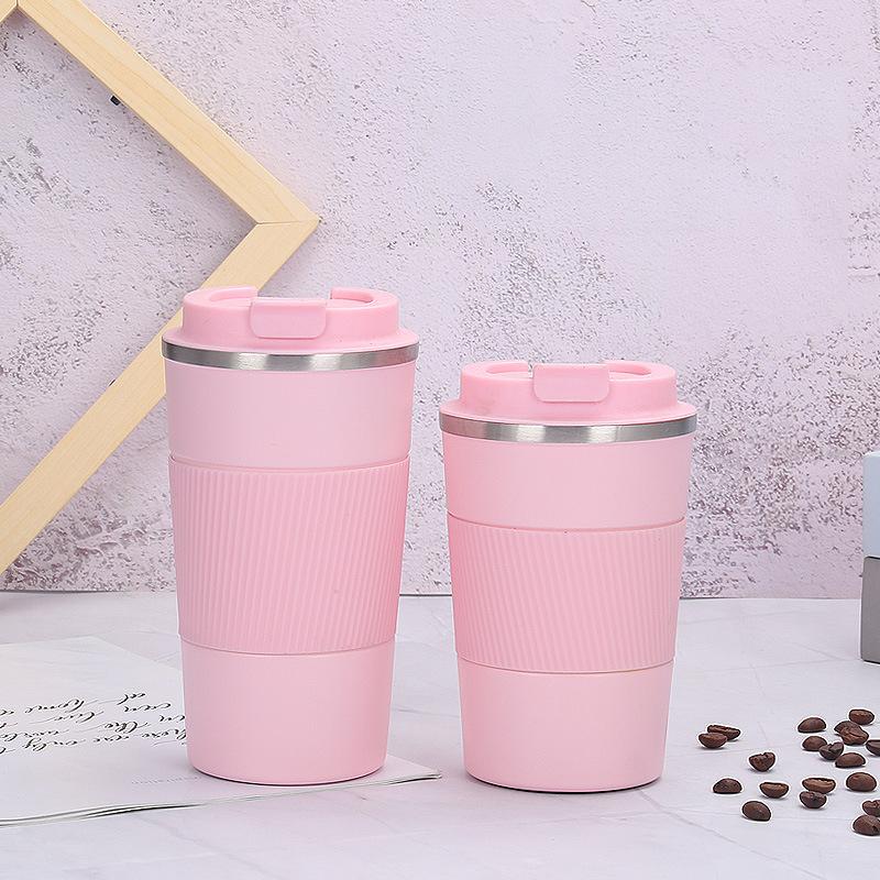 Stainless Steel Insulated Cup Double-layer Vacuum Stretched Inner Coffee Cup Office Car Outdoor Portable Travel Water Tumblers