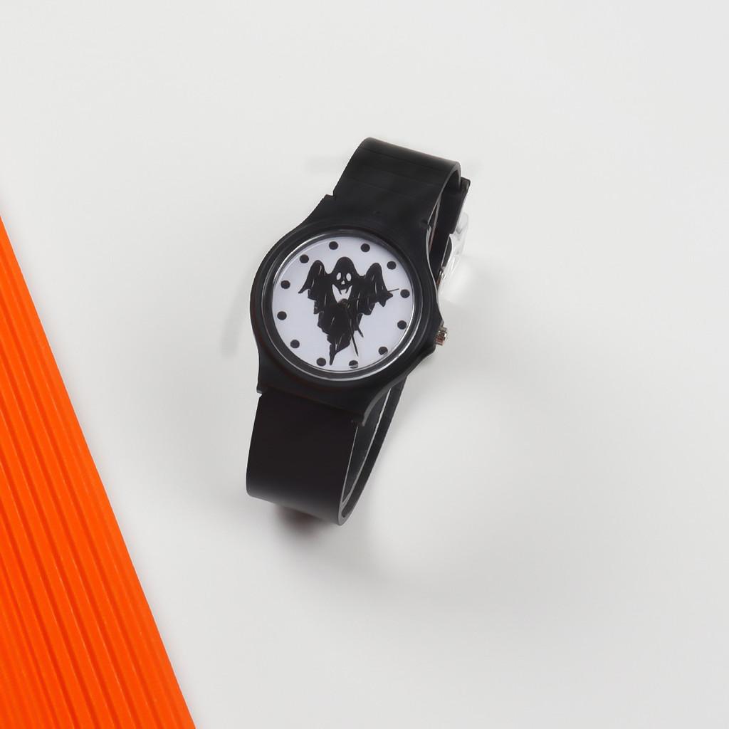 

Halloween Cartoon Children Watch With Digital Rainbow Display And Water Resistant Sport Features