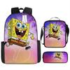 Spongebob Squarepants Children'S School Bag Male And Female Students Backpack Kindergarten Cute Cartoon Backpack Pencil Bag