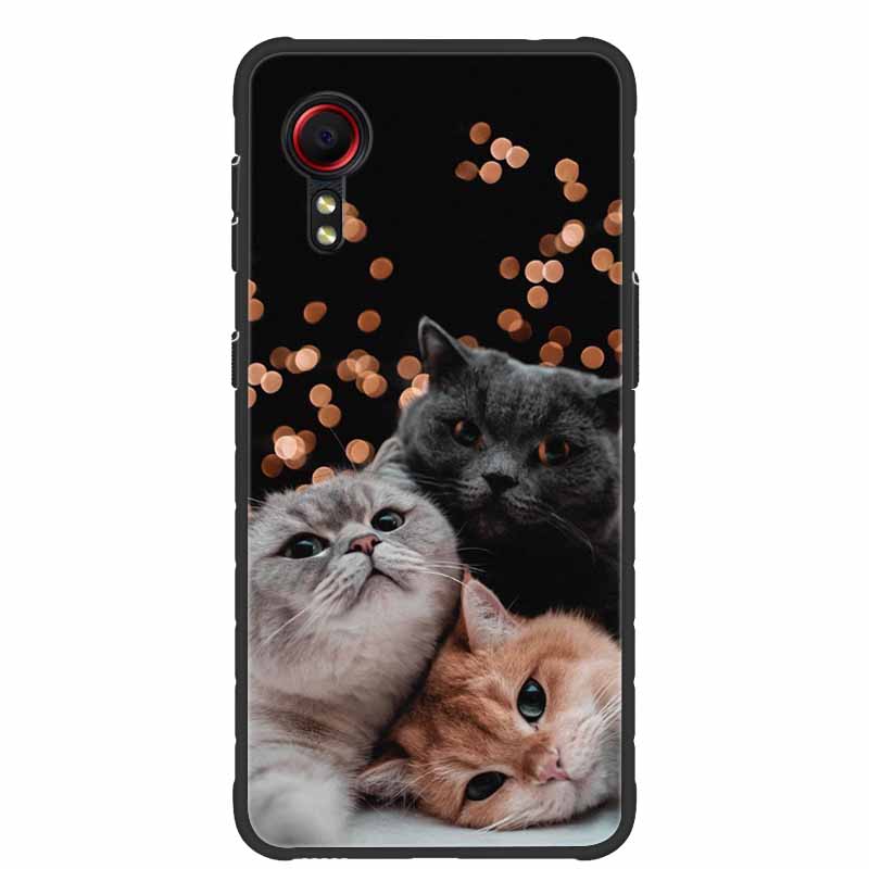 Per Samsung Galaxy Xcover7 5G Cover Carina Adorabile Custodia Posteriore in Silicone per Telefono Per Samsung Xcover 7 Protettiva Antiurto Morbide Custodie