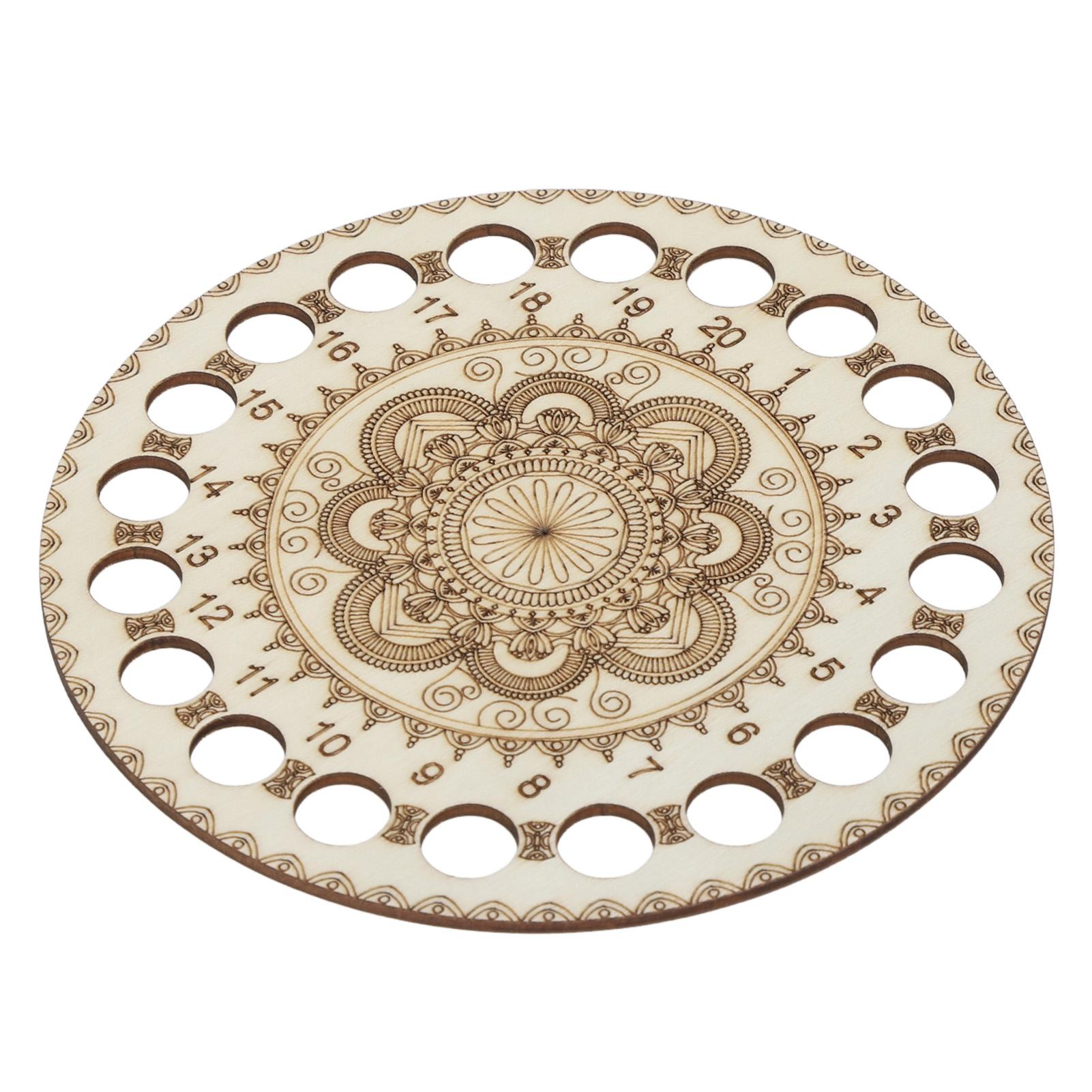 

Деревянный органайзер для ниток для вышивания крестиком, держатель нити для вышивки крестом, держатель деревянной нити для сортировки