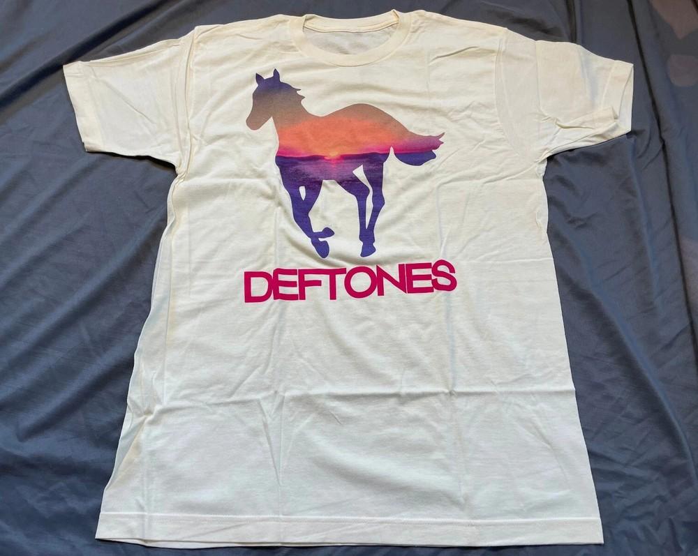 Deftones White Pony Rainbow LG T-Shirt Nu-Metal Alternative Size S-5XL Reprint Unisex T-Shirt M
