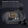 VAORLO Bluetooth 5.2 Wireless Earphone Ear Hook Single Mini Business Headphone HIFI Bass Noise Cancelling Sports Gaming Earbuds