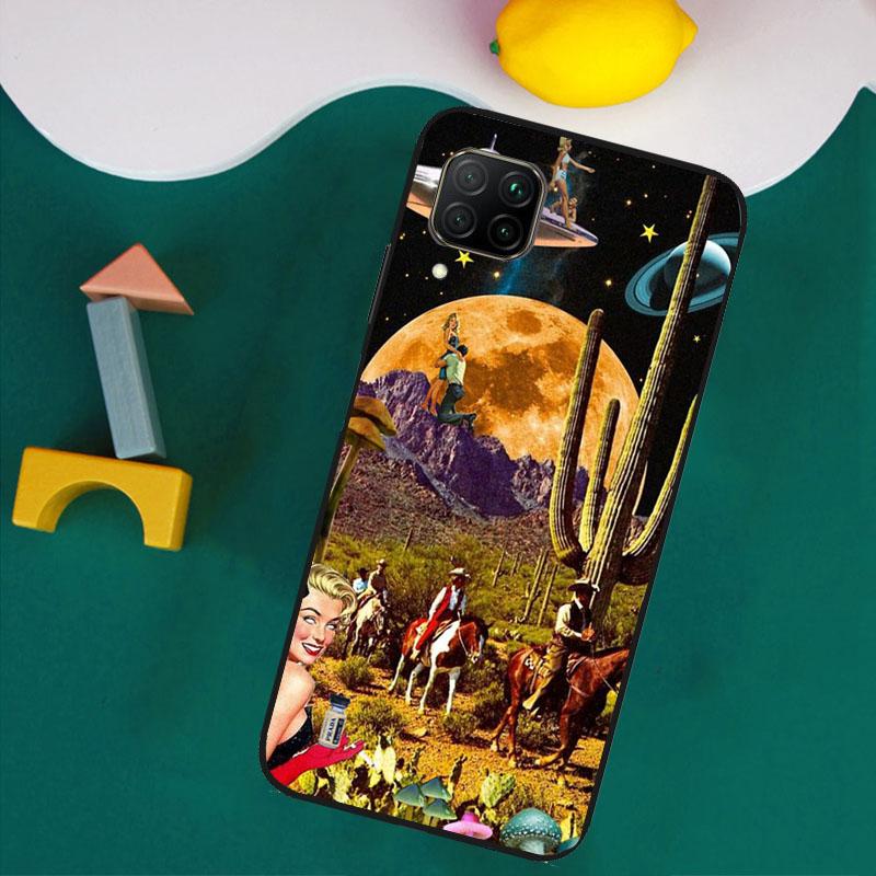 

Space Cowgirl For Huawei Nova 8i 3i 7i 11i 12i 9 10 SE Y73 Y90 Y70 Y72 Y61 Y91 P30 P40 Lite P60 Pro Case Huawei Nova 5T