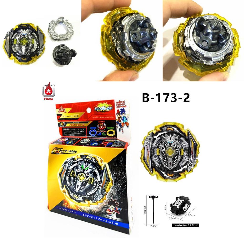 Beyblade Burst Superking B-173-02 Infinite Achilles 7 Loop 1d Shield With Launcher