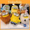 Bonecos de Pelúcia Bob e Tim dos Minions com Material de PVC Flexível Perfeitos Para Colecionadores e Presenteadores