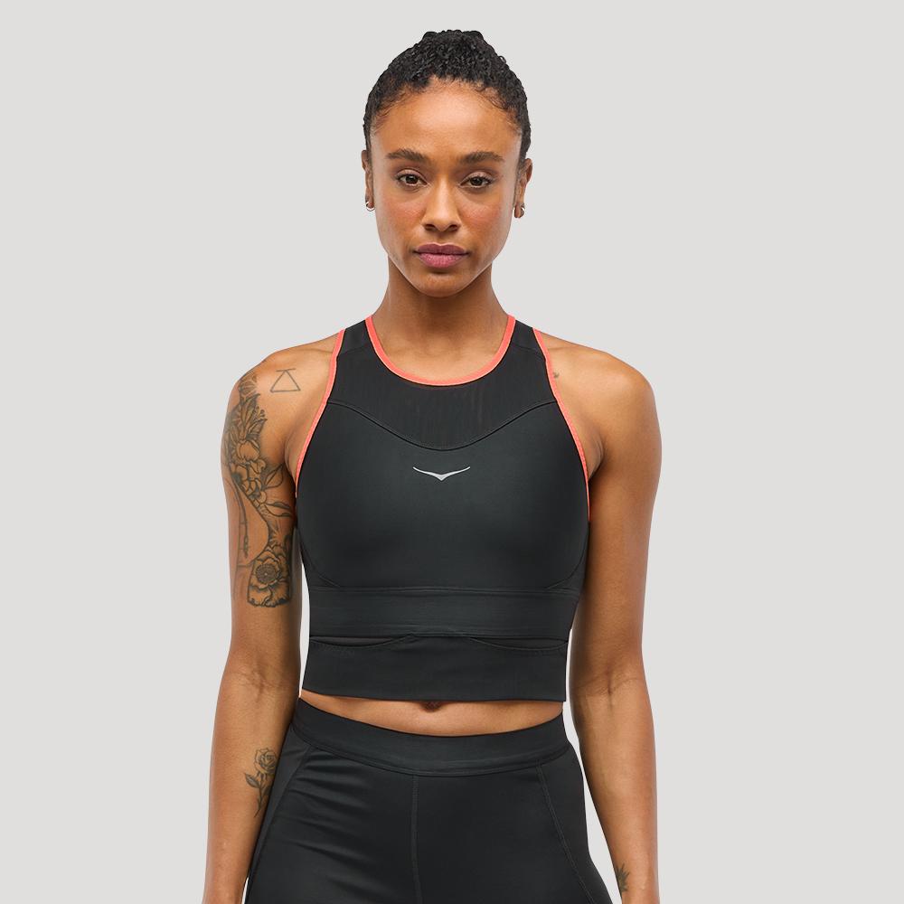 [hoka] Hoka Women s Race Day Bra 1166630-BLK XS