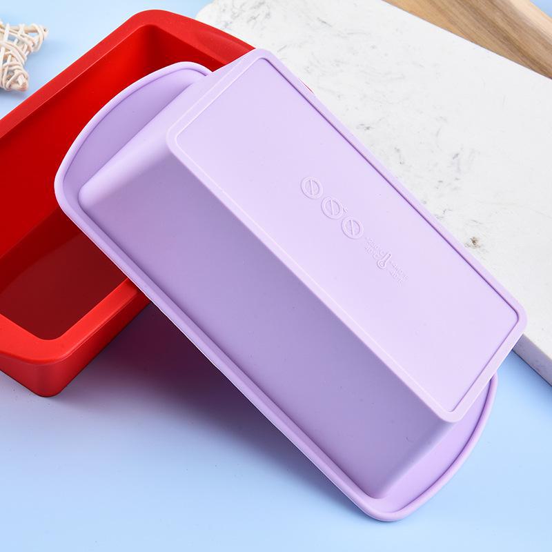 Rectangular DIY Silicone Baking Mold with Double Ears - Toast and Bread Mold