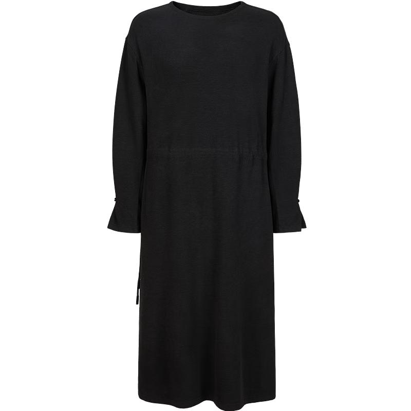 

Jiuzi Anna & Co. Minimalist Commuter Round Neck Drop Shoulder Dress XL